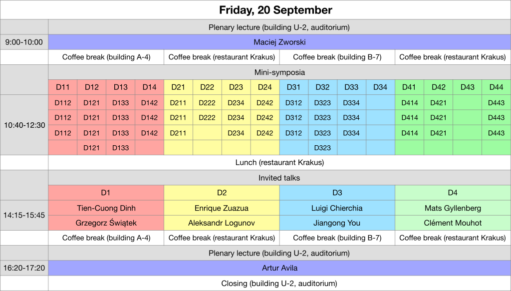 Friday, 20 September