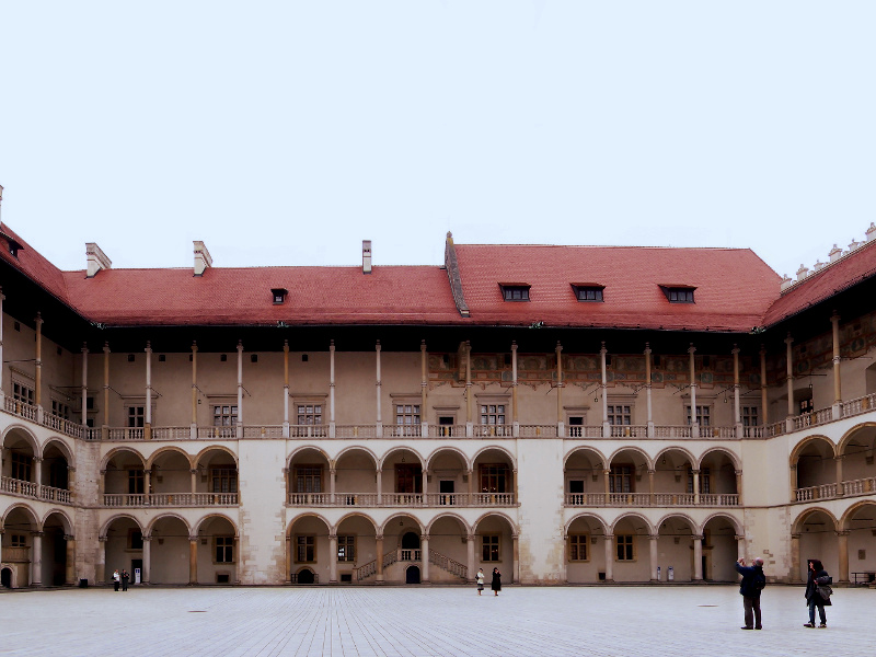 Renaissance courtyard